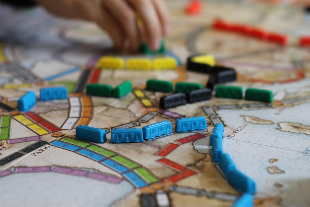 Ticket to Ride trains