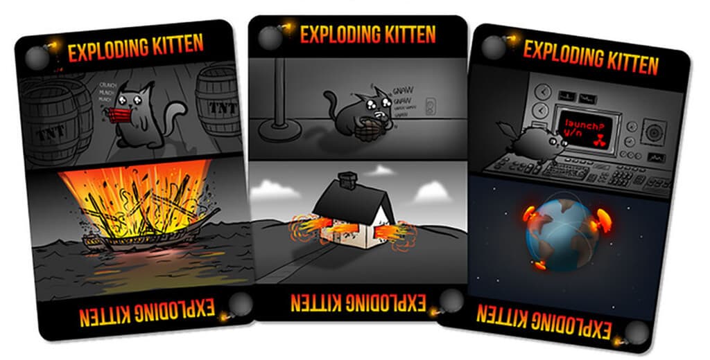 exploding kittens cards