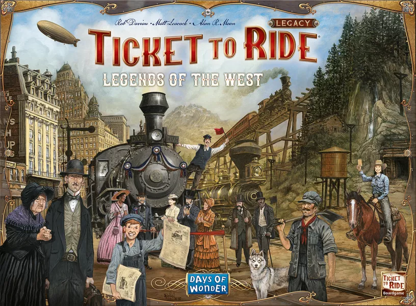 Ticket to Ride Legacy: Legends of the West Image